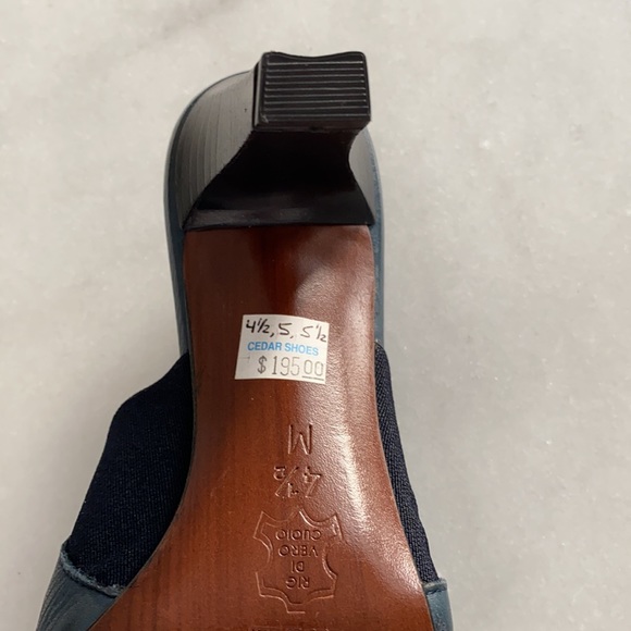 Brand New Navy Mules - Picture 3 of 3